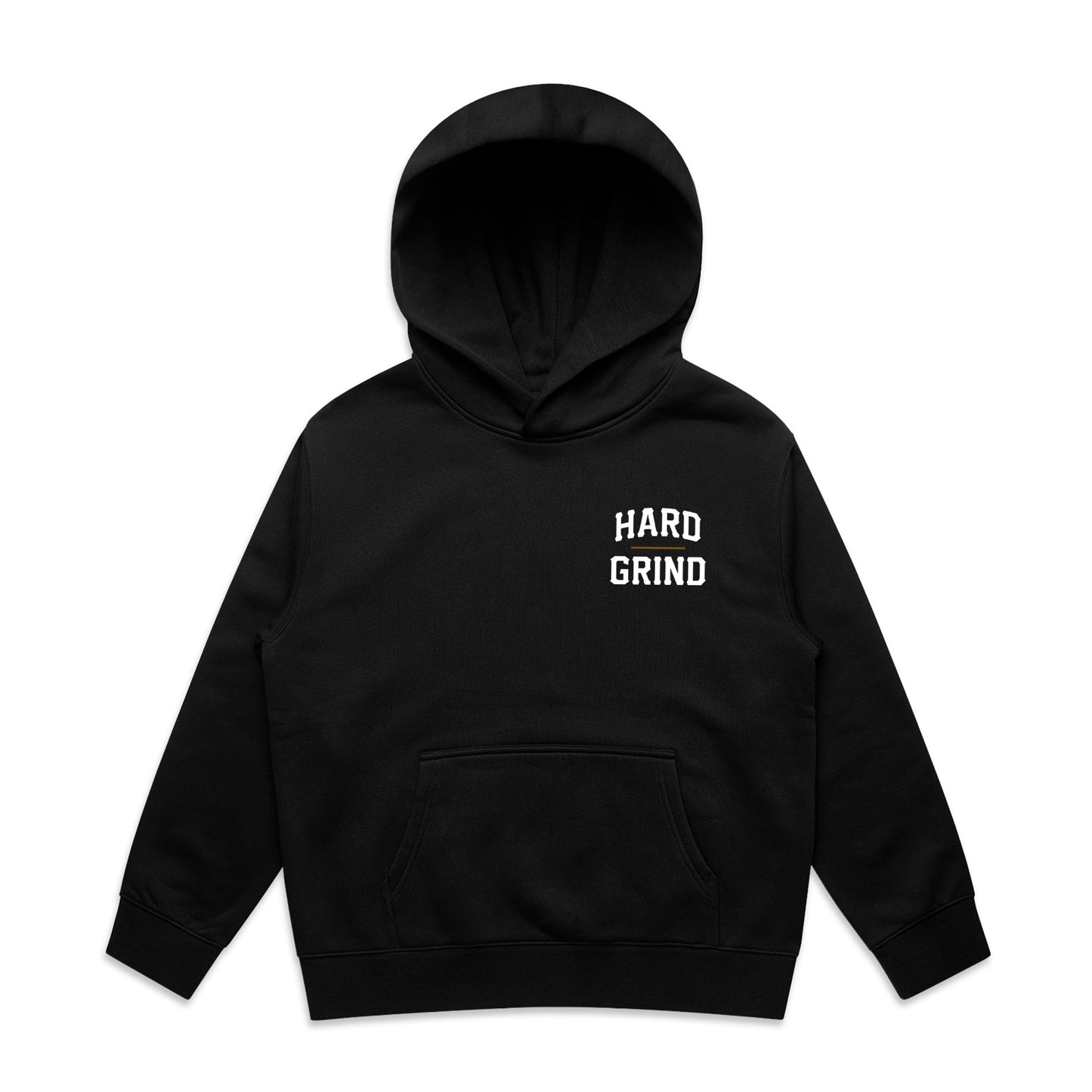 Kids Stack Logo Hoodie Black