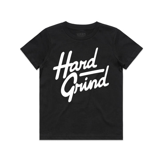 Kids Italic Logo Tee Black