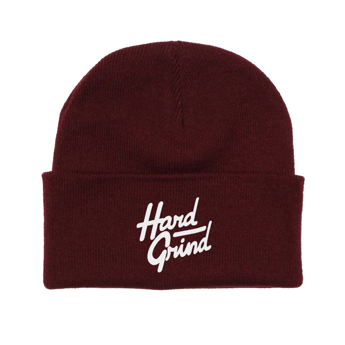 Italic Logo Beanie Burgundy