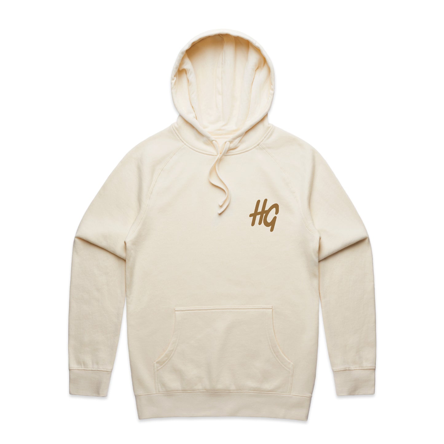 Italic Logo Hoodie Ecru