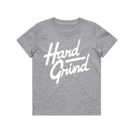 Kids Italic Logo Tee Grey