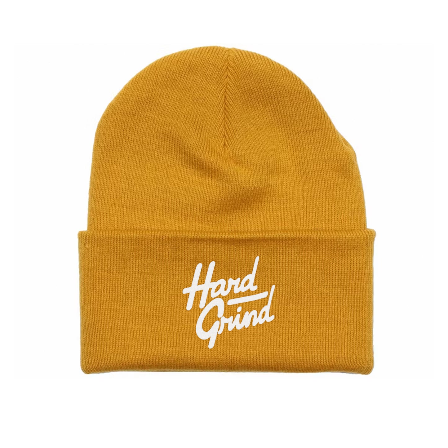 Italic Logo Beanie Mustard