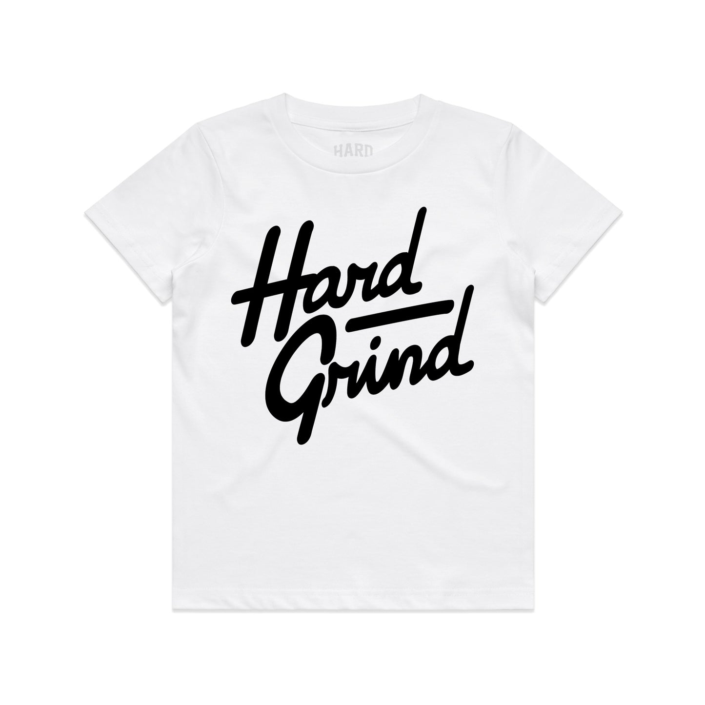 Kids Italic Logo Tee White