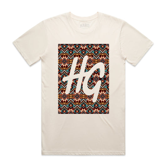 Aztec Tee Ecru