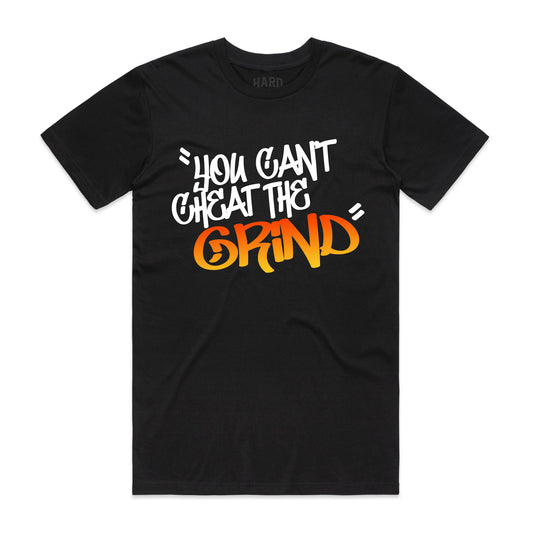 Can't Cheat The Grind Tee Black