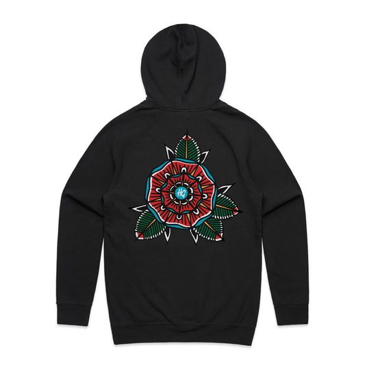 Geoflower Hoodie Black