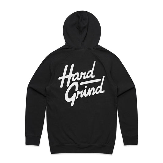 Italic Logo Hoodie Black