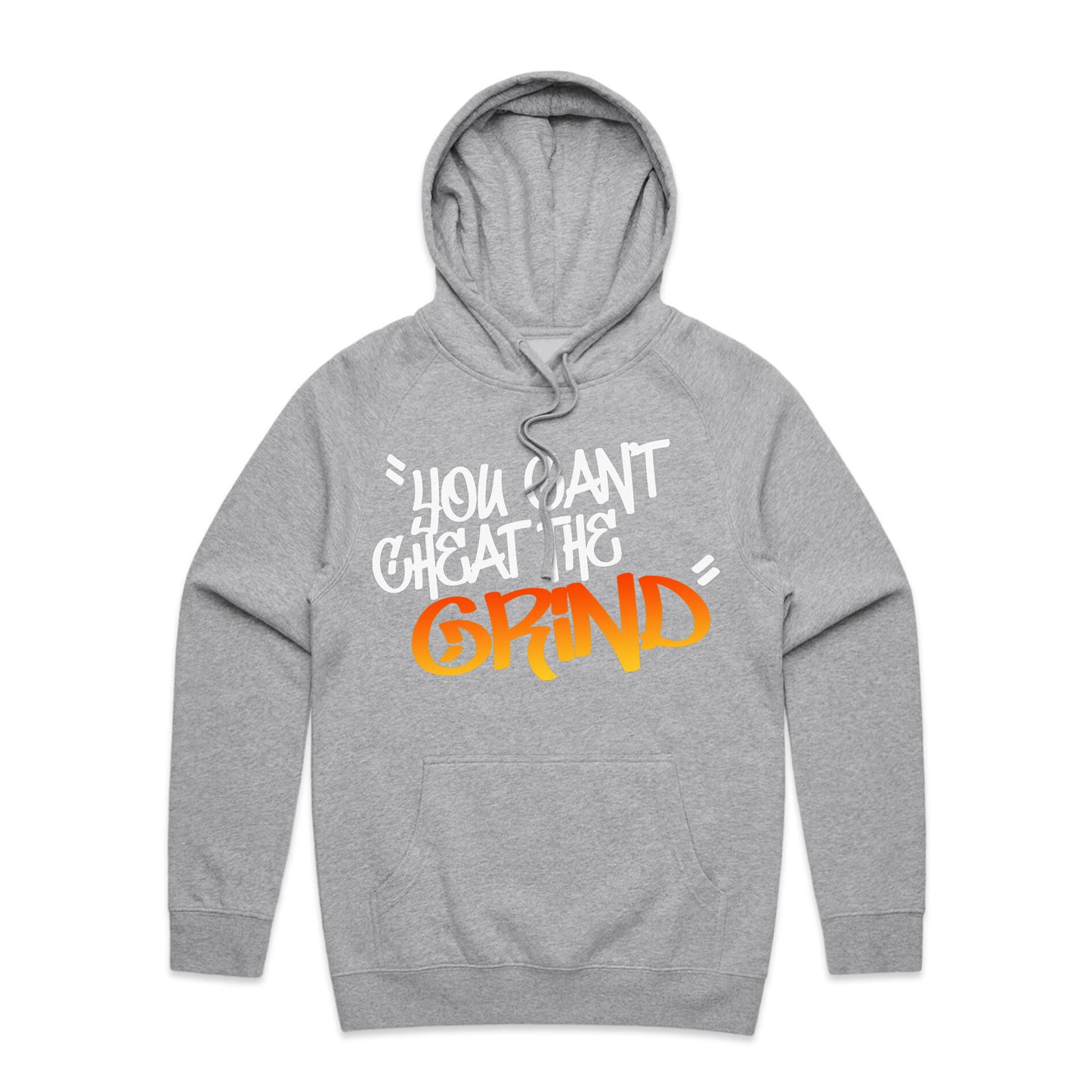 Can't Cheat The Grind Hoodie Grey
