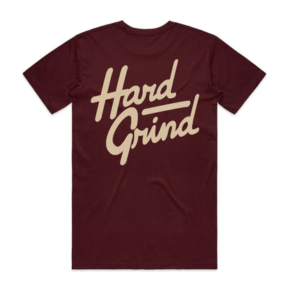 Italic Logo BP Tee Burgundy