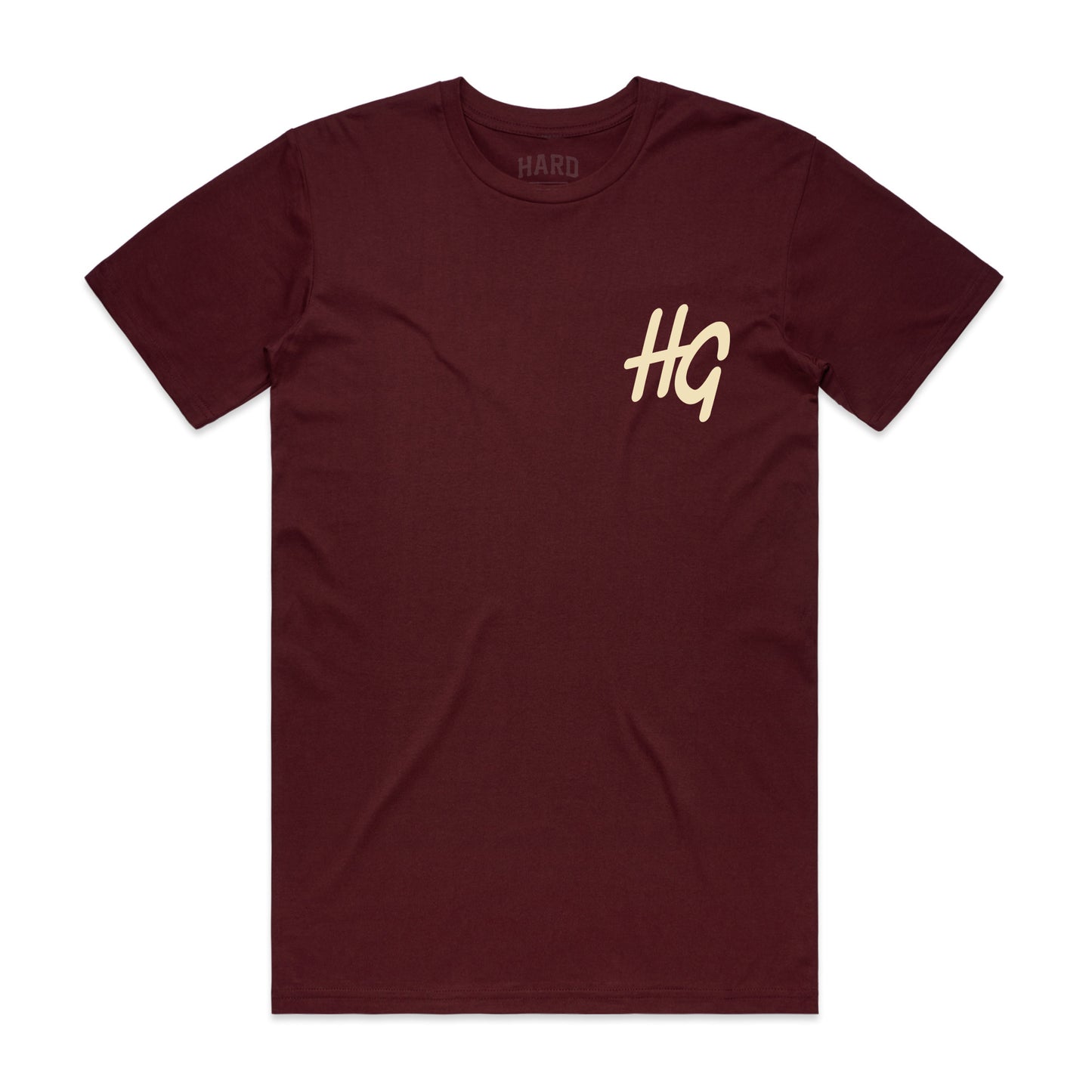 Italic Logo BP Tee Burgundy