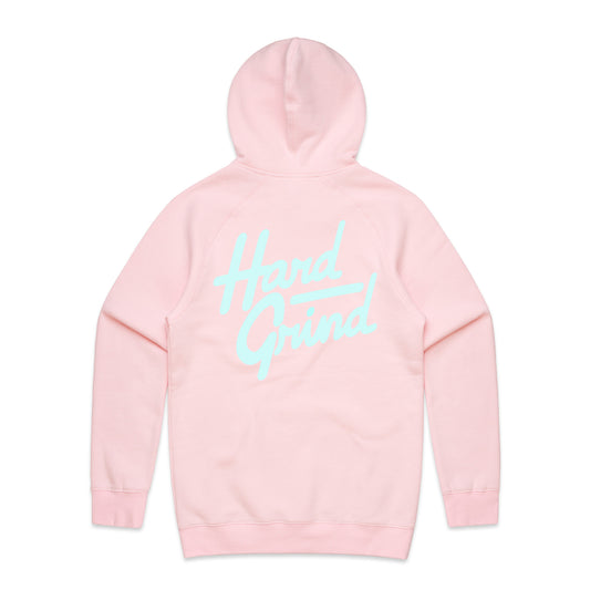 Italic Logo Hoodie Pink