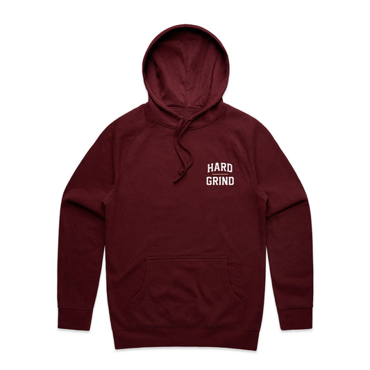 Stack Logo Hoodie Burgundy