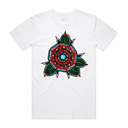 Geoflower Tee White